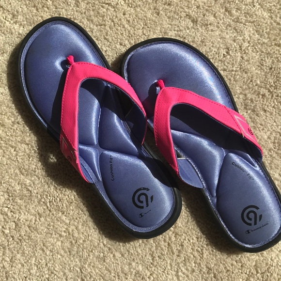 champion cushion fit flip flops